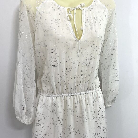 Gap Dress Starry White Fit and Flare NWOT Size Small - Picture 3 of 8